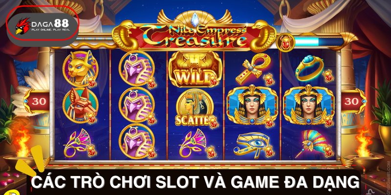 Các trò chơi slot và game đa dạng khác
